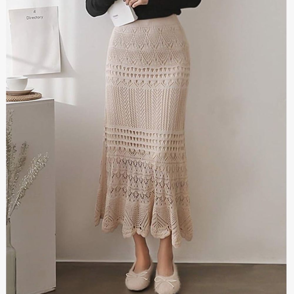 Crochet Maxi skirt